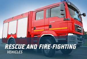 Rescue and fire-fighting vehicles